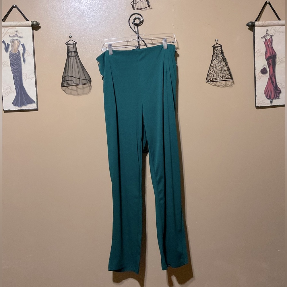 SHEIN Emerald Green Dress Pant